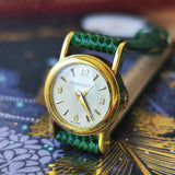 【金無垢】JAEGER LE COULTRE ジャガー・ルクルト バックワインド 手巻き腕時計