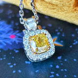 【イエローダイヤ】FANCY INTENSE YELLOW 0.60ct VVS-1 ネックレス GIA