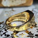 天然ローズカットダイヤモンド リング