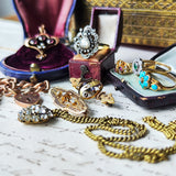 【お値下げ】イギリス アンティーク 天然ダイヤモンド 天然真珠 ブローチ