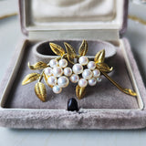 MIKIMOTO ミキモト あこや真珠 ブローチ