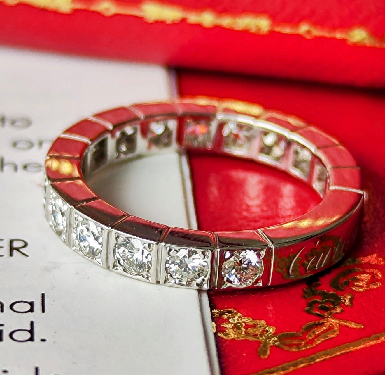 Cartier カルティエ ラニエール ラニエール フルダイヤ 18金WG 47 