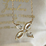 【ローズカット】天然ダイヤモンド ネックレス