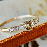 【お値下げ】天然ブラウンダイヤモンド リング