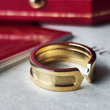 Cartier カルティエ 2C(デューブル・シー)18金YG 11号