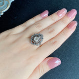 アンティーク ダッチローズカットダイヤモンド リング