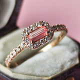 【お値下げ】天然ヴェイリネナイト 天然ダイヤモンド リング