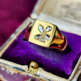 天然ローズカットダイヤモンド リング