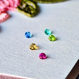 【童話シリーズ 白雪姫】セミオーダーリング 天然パライバトルマリン 天然ダイヤモンド