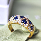 【Vintage Van Cleef & Arpels】ヴァンクリーフ&アーペル サファイア ダイヤモンドリング