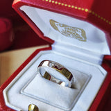 Cartier カルティエ ミニラブリング ダイヤモンド 18金WG 9号