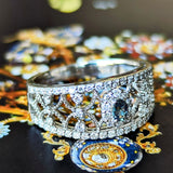 天然アレキサンドライト 天然ダイヤモンド リング