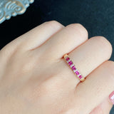 天然ルビー 天然ダイヤモンド リング