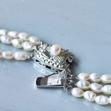 TASAKI 田崎真珠 淡水パール 3連ネックレス