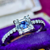 【幻のサファイア ヨーゴ渓谷】天然サファイア 天然ダイヤモンド リング