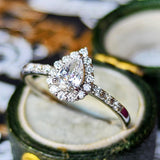 【Dカラー】天然ダイヤモンド 0.30ct VS2 GIA鑑定書付き リング