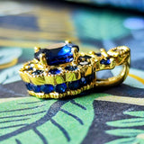 【お値下げ】2点セット 天然サファイア リングとペンダントトップ