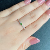 【お値下げ】天然デマントイドガーネット 天然ダイヤモンド リング