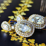 【大粒】天然ダイヤモンド 計4.02ct 1.76ct 18金ピアス GIA