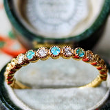 天然パライバトルマリン 天然ダイヤモンド リング