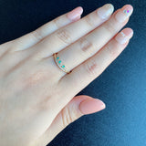 天然パライバトルマリン 天然ダイヤモンド リング