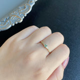 【アフガントルマリン】天然トルマリン 天然ダイヤモンド リング