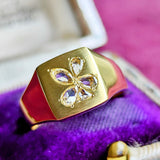 天然ローズカットダイヤモンド リング