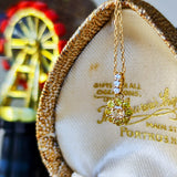 【お値下げ】ローズカット 天然ダイヤモンド イエローダイヤモンド 18金ネックレス