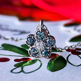 天然アレキサンドライト 天然ダイヤモンド ネックレス