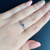 【幻のサファイア ヨーゴ渓谷】天然サファイア 天然ダイヤモンド リング 非加熱