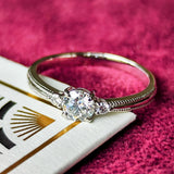 【Dカラー】天然ダイヤモンド 0.366ct リング