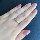 【アフガントルマリン】天然トルマリン 天然ダイヤモンド リング