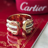Cartier カルティエ 2C(デューブル・シー)18金 7号
