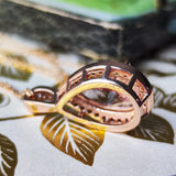 【大粒 3.09ct】天然モルガナイト 天然ダイヤモンド ネックレス