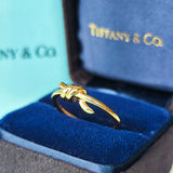 TIFFANY&Co ティファニー ノットリング 18金PG 12号