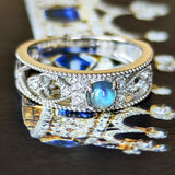 【お値下げ】天然アレキサンドライトキャッツアイ 天然ダイヤモンド リング