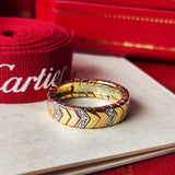 【Vintage Cartier 】カルティエ スリーカラー ダイヤモンドリング