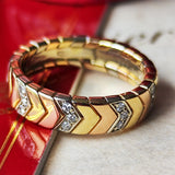 【Vintage Cartier 】カルティエ スリーカラー ダイヤモンドリング