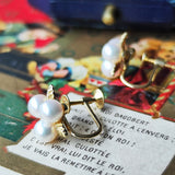 MIKIMOTO ミキモト あこや真珠 ヴィンテージイヤリング