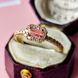 【お値下げ】天然ヴェイリネナイト 天然ダイヤモンド リング