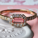 【お値下げ】天然ヴェイリネナイト 天然ダイヤモンド リング