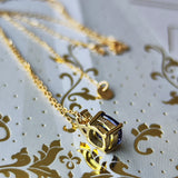 【お値下げ】天然タンザナイト 天然ダイヤモンド ネックレス