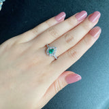 天然エメラルド 天然ダイヤモンド リング