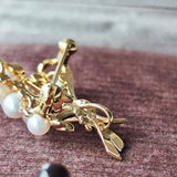 MIKIMOTO ミキモト あこや真珠 花束 ブローチ