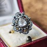 アンティーク ダッチローズカットダイヤモンド リング