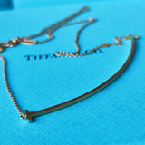 TIFFANY &Co ティファニー Tスマイル ラージ 18金YG ネックレス