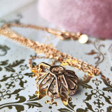 天然モルガナイト 天然ダイヤモンド ネックレス