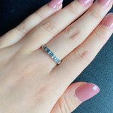 天然アレキサンドライト プリンセスカット 天然ダイヤモンド リング