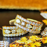 天然ダイヤモンド 18金 ピアス