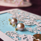 【さくらパール】夜桜 18金ピアス